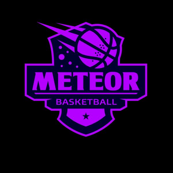 Meteor Basketball logo template Thumbnail