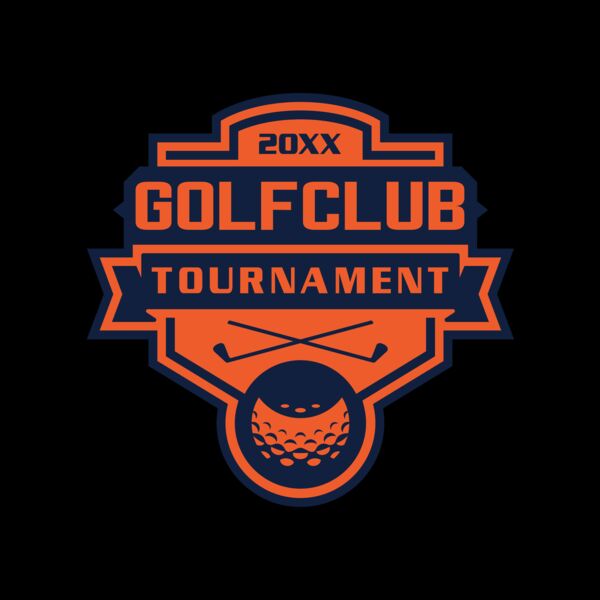 Golf club Tournament logo template 02 Thumbnail