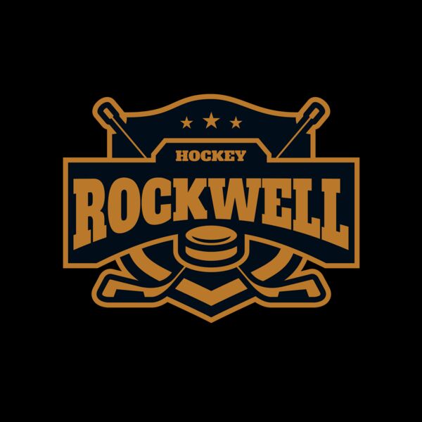 Rockwell Hockey logo template Thumbnail