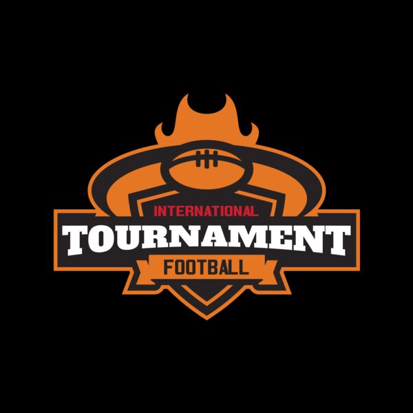Tournament International Football logo template Thumbnail