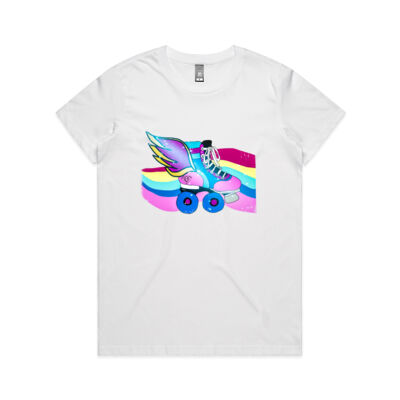 Fly skate tee - AS Colour - Women's Maple Crew Tee (Regular Fit) Thumbnail