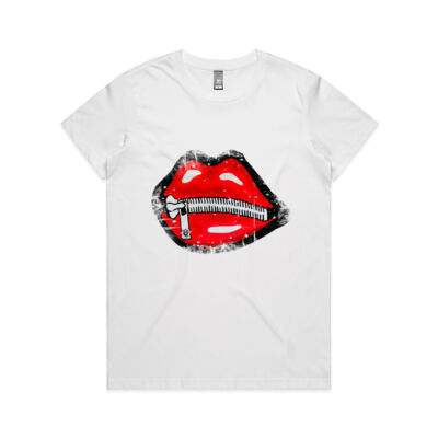 Zip ya lips - AS Colour - Women's Maple Crew Tee (Regular Fit) Thumbnail