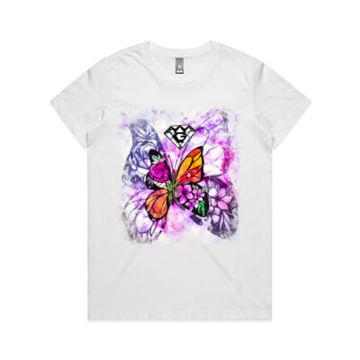 Butterfly efx - AS Colour - Women's Maple Crew Tee (Regular Fit) Thumbnail